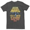 Licensed Character Men's Star Wars "The Force Is Strong With This One" Tee Black -Licensed Character Shop unnamed file 32207