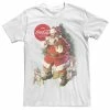 Licensed Character Men's Coca Cola Puppy Vintage Christmas Tee -Licensed Character Shop unnamed file 3221