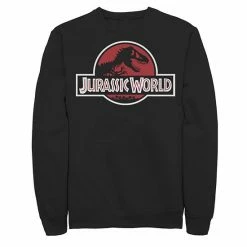 Licensed Character Men's Jurassic World Classic Red Black Coin Logo Fleece -Licensed Character Shop unnamed file 32217