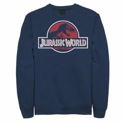 Licensed Character Men's Jurassic World Classic Red Black Coin Logo Fleece -Licensed Character Shop unnamed file 32218