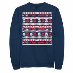 Licensed Character Men's Star Wars Vader Trooper Empire Christmas Sweatshirt Black -Licensed Character Shop unnamed file 32224