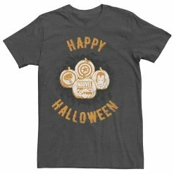Licensed Character Men's Marvel Comics Pumpkin Symbols Tee Black -Licensed Character Shop unnamed file 32229