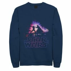 Licensed Character Men's Star Wars Luke & Vader Saber Clash Fleece Black -Licensed Character Shop unnamed file 32235