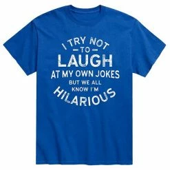 Licensed Character Men's I Try Not To Laught At My Own Jokes Tee Red -Licensed Character Shop unnamed file 3226