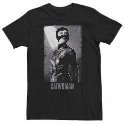 Licensed Character Big & Tall DC Batman Distressed Catwomen Tee Black -Licensed Character Shop unnamed file 32278