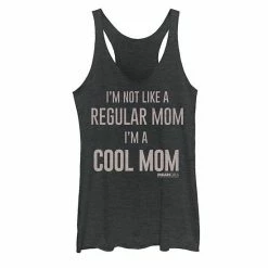 Licensed Character Juniors' Mean Girls A Cool Mom Not A Regular Mom Tank White Heather