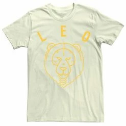 Licensed Character Men's Leo Yellow Ink Sketch Tee Natural