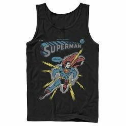 Licensed Character Men's DC Comics Superman Electrified Tank Navy -Licensed Character Shop unnamed file 32308