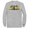 Licensed Character Men's DC Comics Batman Large Block Text Logo Tee Athletic Heather -Licensed Character Shop unnamed file 32309