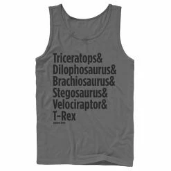 Licensed Character Men's Jurassic Park Dinosaur Names Tank Top Royal -Licensed Character Shop unnamed file 32331