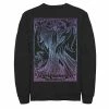 Licensed Character Men's Disney Sleeping Beauty Maleficent Tarot Poster Sweatshirt Navy -Licensed Character Shop unnamed file 32344