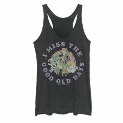 Licensed Character Juniors' Disney Pixar Toy Story I Miss The Good Old Days Tank Top White Heather