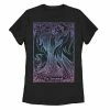 Licensed Character Disney Sleeping Beauty Juniors' Maleficent Tarot Graphic Tee Black