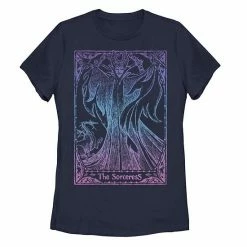 Licensed Character Disney Sleeping Beauty Juniors' Maleficent Tarot Graphic Tee Black -Licensed Character Shop unnamed file 32352