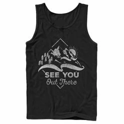 Licensed Character Men's See You Out There Mountain Sunset Theme Tank Navy 7 Licensed Character Men's See You Out There Mountain Sunset Theme Tank Navy -Licensed Character Shop unnamed file 32355