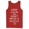 Licensed Character Men's Jurassic Park "Don't Move A Muscle" Tank Navy -Licensed Character Shop unnamed file 32389