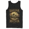 Licensed Character Men's Disney The Lion King Live Action Hakuna Matata Sunset Poster Tank Black -Licensed Character Shop unnamed file 32392