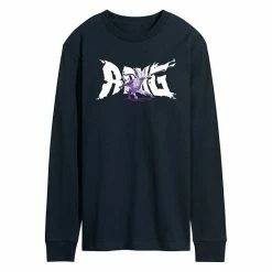 Licensed Character Men's Avatar Aang Purple Long-Sleeve Tee Black -Licensed Character Shop unnamed file 32397