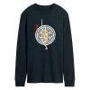Licensed Character Men's Avatar Aang Crest Long-Sleeve Tee Grey -Licensed Character Shop unnamed file 32399