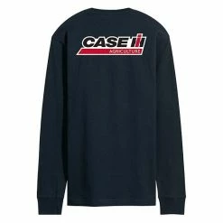 Licensed Character Men's Case IH Logo Distressed Long Sleeve Gray -Licensed Character Shop unnamed file 32408