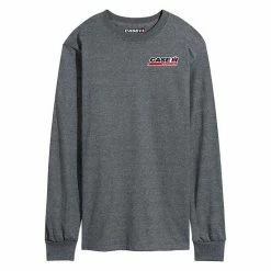 Licensed Character Men's Case IH Logo Distressed Long Sleeve Gray -Licensed Character Shop unnamed file 32410