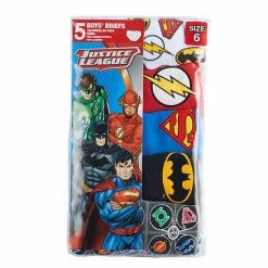 Licensed Character Boys 4-8 Justice League 5-Pack Briefs -Licensed Character Shop unnamed file 3243