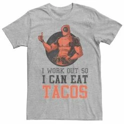 Licensed Character Men's Deadpool Taco Tee White -Licensed Character Shop unnamed file 32432