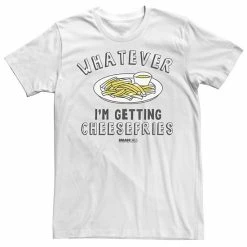 Licensed Character Men's Mean Girls Whatever I'm Getting Cheesefries Sketch Tee Athletic Heather -Licensed Character Shop unnamed file 32459