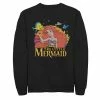 Licensed Character Men's Disney Little Mermaid Title Poster Fleece Sweater -Licensed Character Shop unnamed file 3246