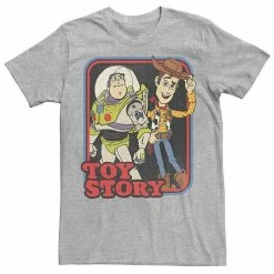 Licensed Character Men's Disney / Pixar Toy Story Woody And Buzz Vintage Tee Black -Licensed Character Shop unnamed file 32461