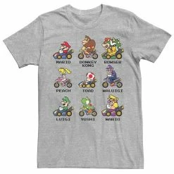 Licensed Character Men's Nintendo Mario Kart Racers Short Sleeve Tee White