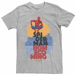 Licensed Character Men's Marvel Spider-Man Homecoming Poster Tee Athletic Heather