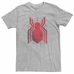 Licensed Character Men's Marvel Spider-Man Spider Web Logo Graphic Tee Athletic Heather -Licensed Character Shop unnamed file 32509