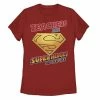 Licensed Character Juniors' DC Comics Superman Teachers Are Superheroes In Disguise Tee Athletic Heather -Licensed Character Shop unnamed file 32511