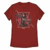 Licensed Character Juniors' Marvel Avengers Game Black Widow Lightning Logo Tee Red