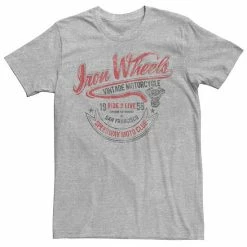 Licensed Character Men's Iron Wheels Speedway Moto Club Vintage Tee White -Licensed Character Shop unnamed file 32527