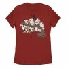 Licensed Character Juniors' Star Wars Porgs Playing With Chewbaccas Things Portrait Tee Red -Licensed Character Shop unnamed file 32532