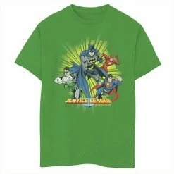 Licensed Character Boys 8-20 Justice League Character Burst Portrait Graphic Tee Kelly -Licensed Character Shop unnamed file 32537