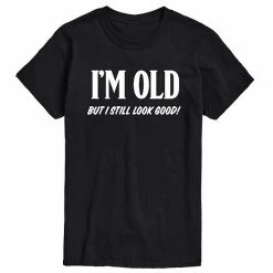 Licensed Character Men's Im Old Still Look Good Tee Black -Licensed Character Shop unnamed file 32541