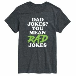 Licensed Character Men's Rad Dad Jokes Tee Grey -Licensed Character Shop unnamed file 32544