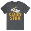 Licensed Character Men's Corn Star Tee Black -Licensed Character Shop unnamed file 32554