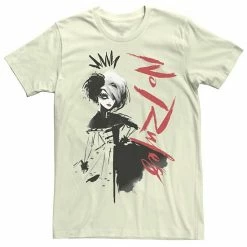 Licensed Character Men's Disney Cruella No Rules Sketch Tee White -Licensed Character Shop unnamed file 32613