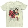 Licensed Character Men's DC FanDome Wonder Woman Action Shot Graphic Tee White -Licensed Character Shop unnamed file 32628