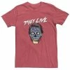 Licensed Character Men's They Live Zombie Tee Red Heather -Licensed Character Shop unnamed file 32631