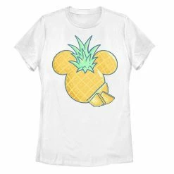 Licensed Character Disney's Mickey Mouse Pineapple Logo Tee Athletic Heather -Licensed Character Shop unnamed file 32645