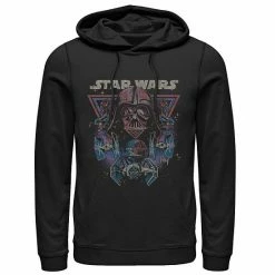 Licensed Character Men's Star Wars Darth Vader Dark Portrait Triangle Hoodie Navy -Licensed Character Shop unnamed file 32648