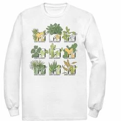 Licensed Character Men's MTV Mtve Succulents Plants Logo Tee White -Licensed Character Shop unnamed file 32657