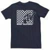 Licensed Character Men's MTV Blue Yellow And Checkered Logo Tee Charcoal Heather -Licensed Character Shop unnamed file 32681