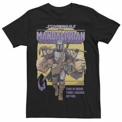 Licensed Character Mens The Mandalorian Signed Up Mando Tee White -Licensed Character Shop unnamed file 32688