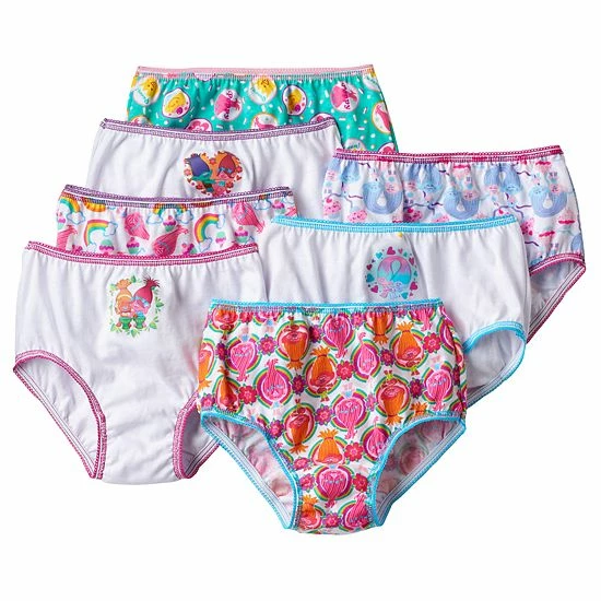 Licensed Character Dreamworks Trolls Toddler Girl 7-pk. Briefs 3 Licensed Character Dreamworks Trolls Toddler Girl 7-pk. Briefs